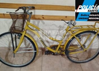 Sorpresa para un vecino de calle Zaffetti: dejaron una bicicleta en su casa y no era suya