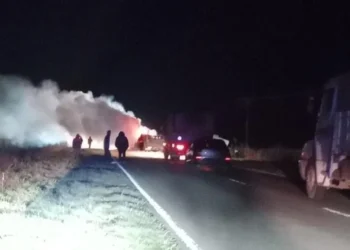 El choque fue frontal Otra vez la Ruta 33: falleció un camionero en un choque cerca de Rufino