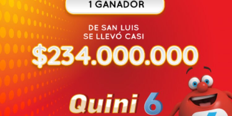 ¡Un nuevo millonario gracias al Quini 6!