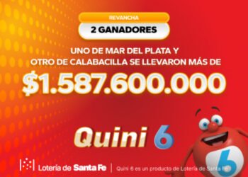 ¡Dos apostadores se repartieron la increíble suma de más de $1.587 millones en el Quini 6!