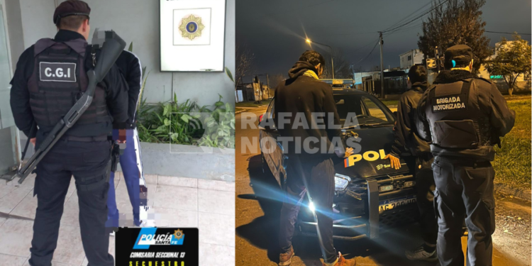 Accionar policial en Rafaela: detenciones, controles y prevención