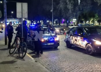 Detienen a un sujeto con arma blanca en el centro de la ciudad