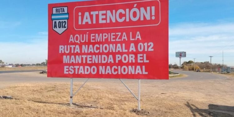 Rutas nacionales en Santa Fe: señalizan con carteles “por el estado catastrófico” que presentan