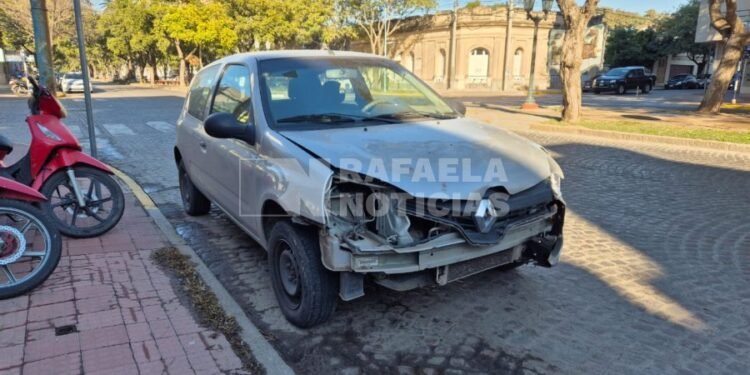 Fuerte choque en pleno centro