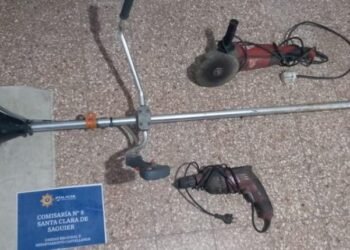 Santa Clara de Saguier: recuperaron herramientas robadas