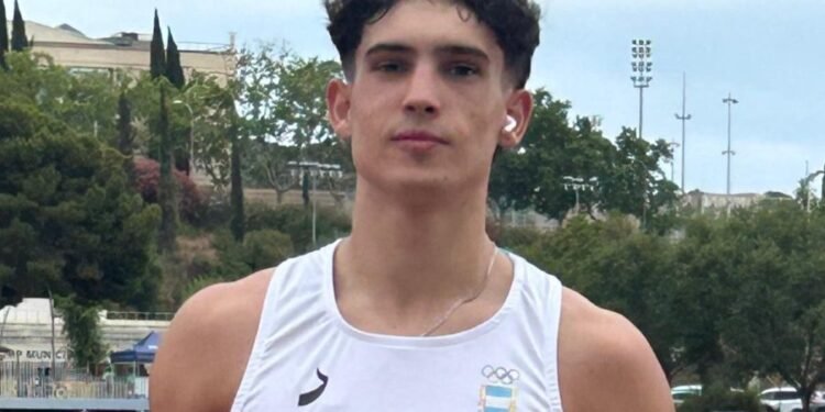 Mondino brilló en Barcelona: podio internacional y marca destacada en los 200 metros