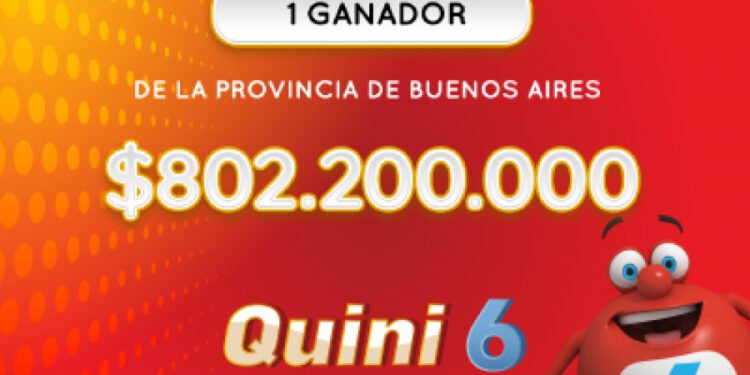 ¡Un apostador se llevó más de $800 millones en el Quini 6!