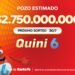 ¡Una nueva oportunidad! ¡El Quini quedó vacante y el miércoles te esperan $2.750 millones!