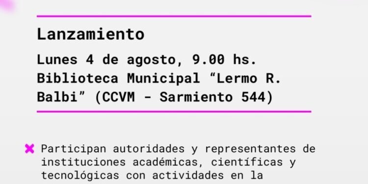 Vuelve la Agenda de la Ciencia y la Tecnología: del 14 al 29 de agosto en Rafaela