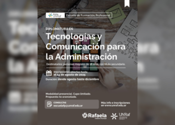 El municipio y UNRaf lanzan una nueva diplomatura en Tecnologías y Comunicación para la Administración