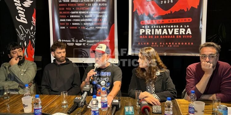 Presentaron la tercera edición del Festival Que Sea Rock Rafaela