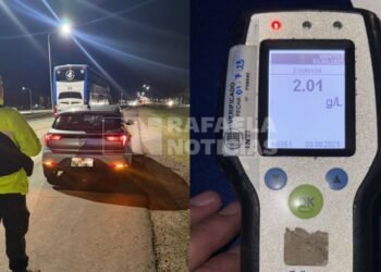 Peligro al volante: circulaba por la Ruta 34 en Rafaela con 4 veces más de alcohol en sangre que lo permitido