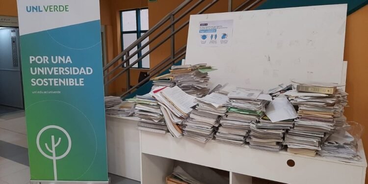 Comienza la campaña de recolección de papel en la UNL