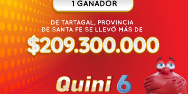 Un santafesino se llevó más de $209 millones en el Quini 6