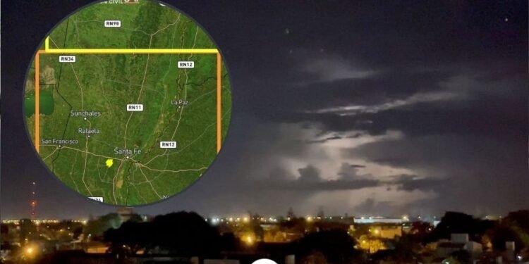 Alerta por tormentas en Rafaela y la Región