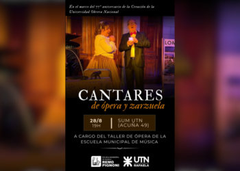Concierto en UTN: «CANTARES de Ópera y Zarzuela
