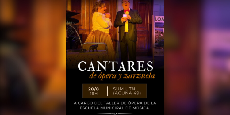 Concierto en UTN: «CANTARES de Ópera y Zarzuela