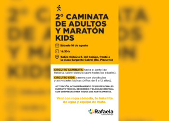 Se viene la «2.ª Caminata para Adultos y Maratón Kids»