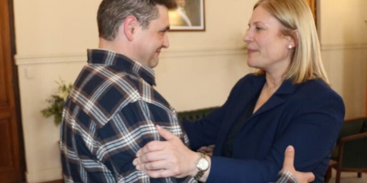 Scaglia recibió a Luciano Nocelli y reafirmó el respaldo del Gobierno a la Policía