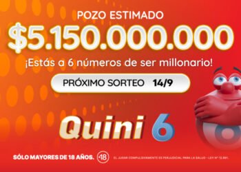 Este domingo te esperan los $5.150 millones del Quini 6