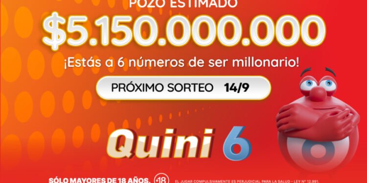 Este domingo te esperan los $5.150 millones del Quini 6