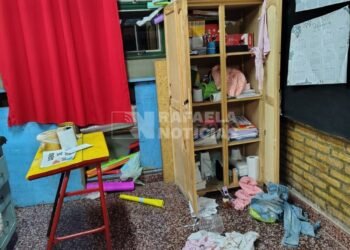 Sexto robo en la Escuela Lisandro de la Torre: ingresaron por una ventana y dejaron destrozos