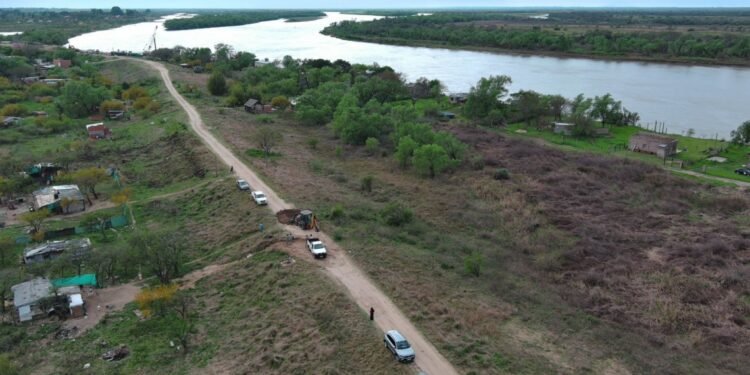 Santa Fe: el Gobierno Provincial reparó el socavón que presentaba el terraplén Garello