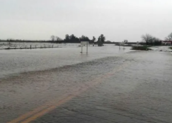 Corte total en la Ruta Nacional 34 a la altura de Totoras por inundaciones