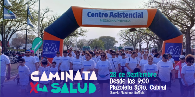Rafaela celebra la primavera con la Caminata por la Salud: actividad física, regalos y solidaridad