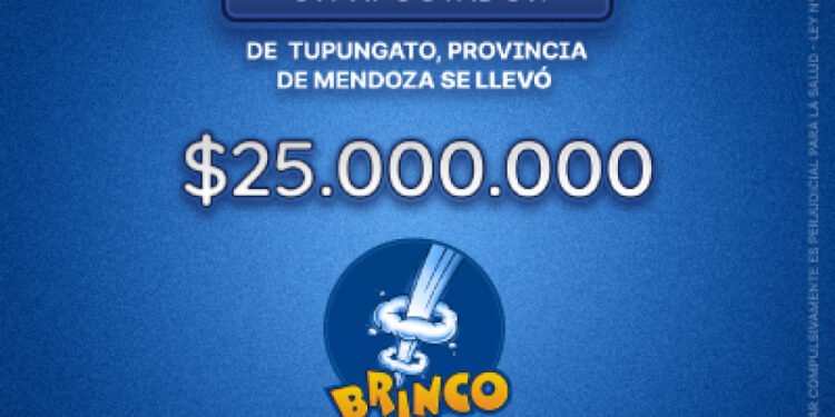Un mendocino se llevó $25 millones en el Brinco
