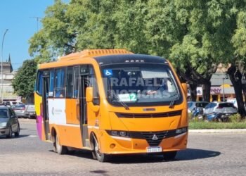 Iniciaron un sumario a un chofer municipal: 20 minutos de demora y una pasajera “no oficial” en el minibús