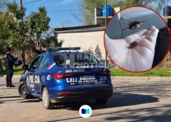 Tiros en barrios Italia y Monseñor Zazpe: persecución, y una bala terminó incrustada en el marco de una ventana