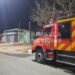 En medio de las llamas, Bomberos rescataron a una persona durante un incendio en Rafaela