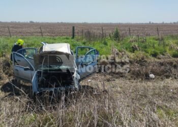Santa Clara de Saguier: volcó un auto y una mujer falleció en el Hospital Jaime Ferré