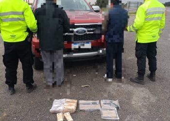 Dos hombres detenidos en el peaje de Sauce Viejo con armas y una fuerte suma de dinero