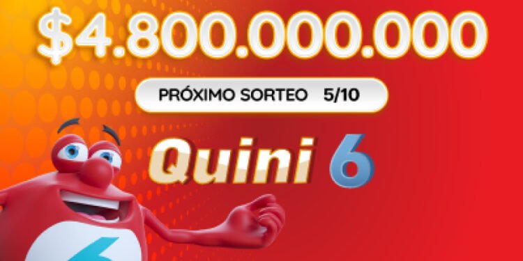 Este domingo te esperan los $4.800 millones del Quini 6