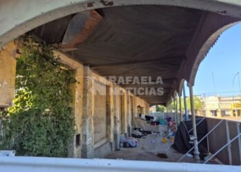 Instalaron una ranchada en la Recova