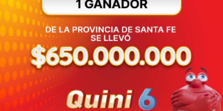 Un apostador se llevó $650 millones en el Quini