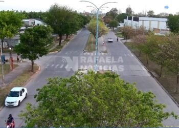 Nueva cámara domo en Bv. Lehmann: reforzarán el monitoreo en una zona clave entre San José y Los Arces