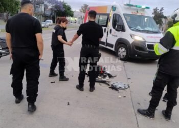 ¿Cómo se encuentra el motociclista herido en el accidente de la Ruta 34 y Pellegrini?
