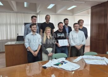 El ciclista rafaelino Lucas Peretti fue reconocido en el Concejo Municipal