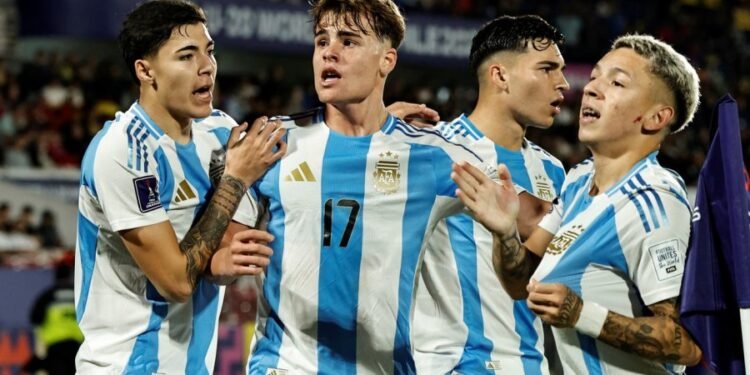 Mundial Sub 20: Argentina derrotó a Colombia y enfrentará a Marruecos en la final