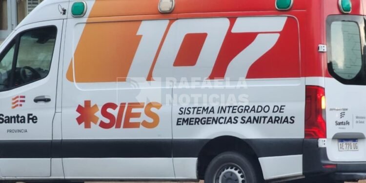 Santa Clara de Saguier: un joven resultó herido en un accidente de moto