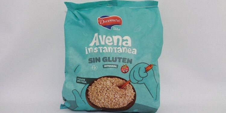 La Assal emitió un alerta alimentaria para la avena instantánea Dicomeré Sin Gluten