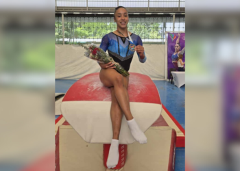 Lucía González logró la medalla de oro en el Sudamericano de Gimnasia Artística