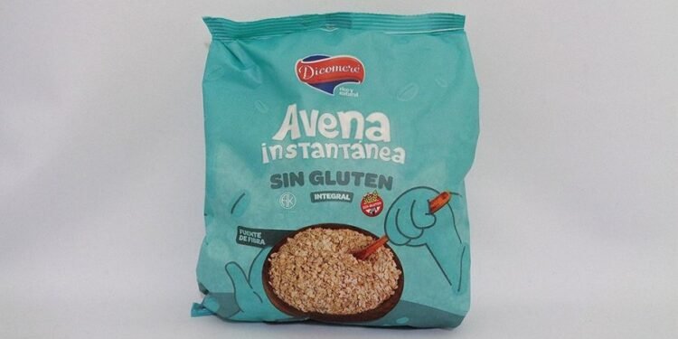 La Assal emitió un alerta alimentaria para la avena instantánea Dicomeré Sin Gluten
