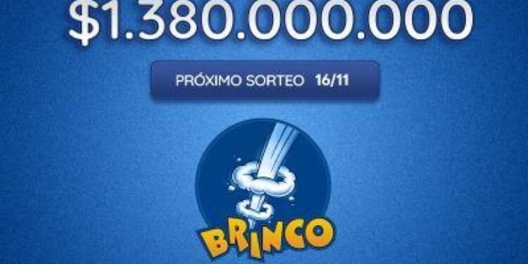 El próximo domingo te esperan $1.380 millones en el Brinco