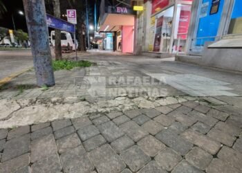 Esta semana arranca la remodelación de las veredas de centro de Rafaela