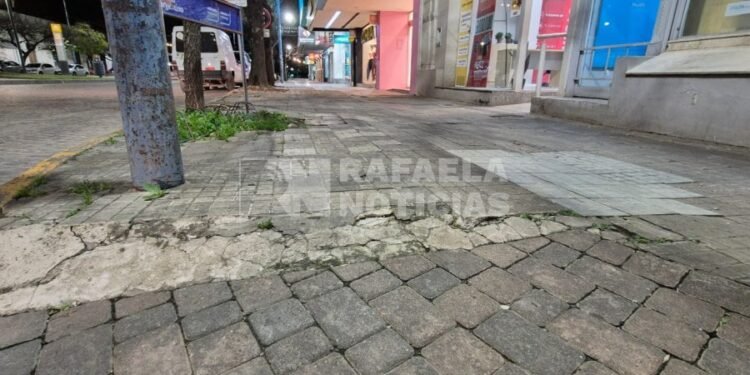 Esta semana arranca la remodelación de las veredas de centro de Rafaela