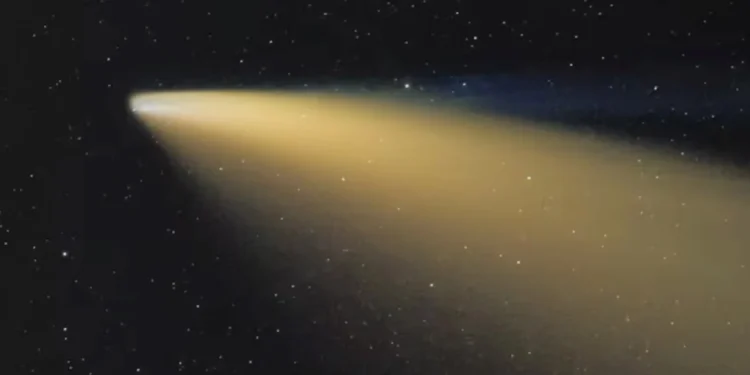 elescopio Discovery Difunden una imagen inédita del cometa 3I/ATLAS, tras su paso por el Sol